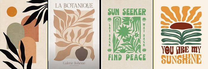 Bohemian design style reference