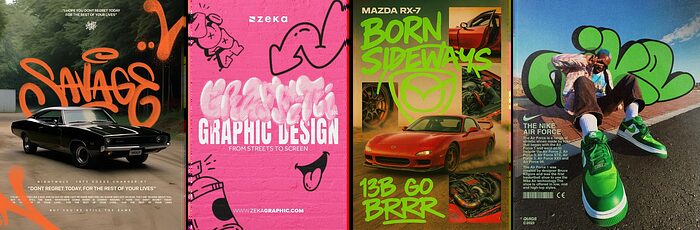 Graffiti design style reference