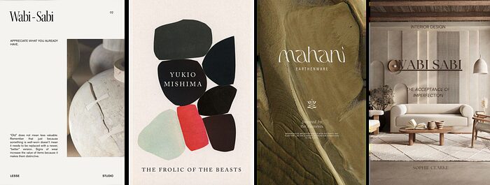 Wabi Sabi design style reference