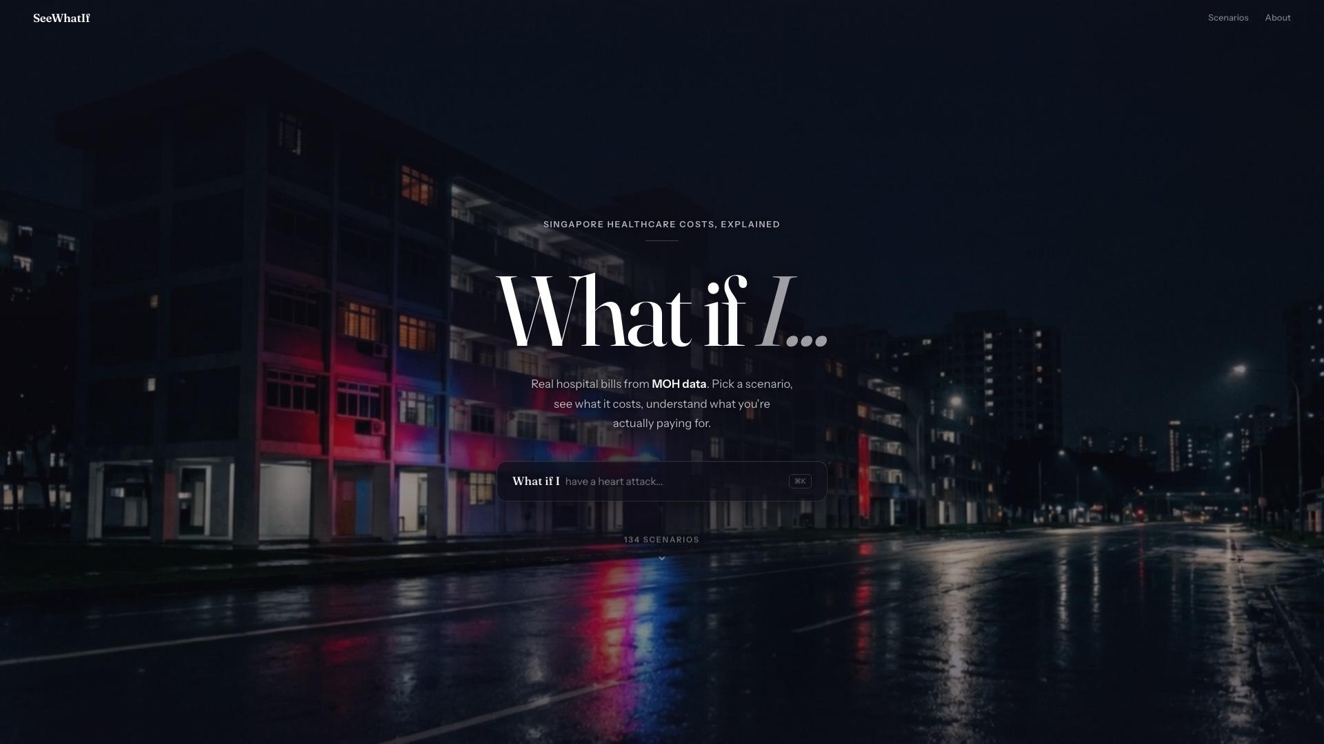 Screenshot of SeeWhatIf