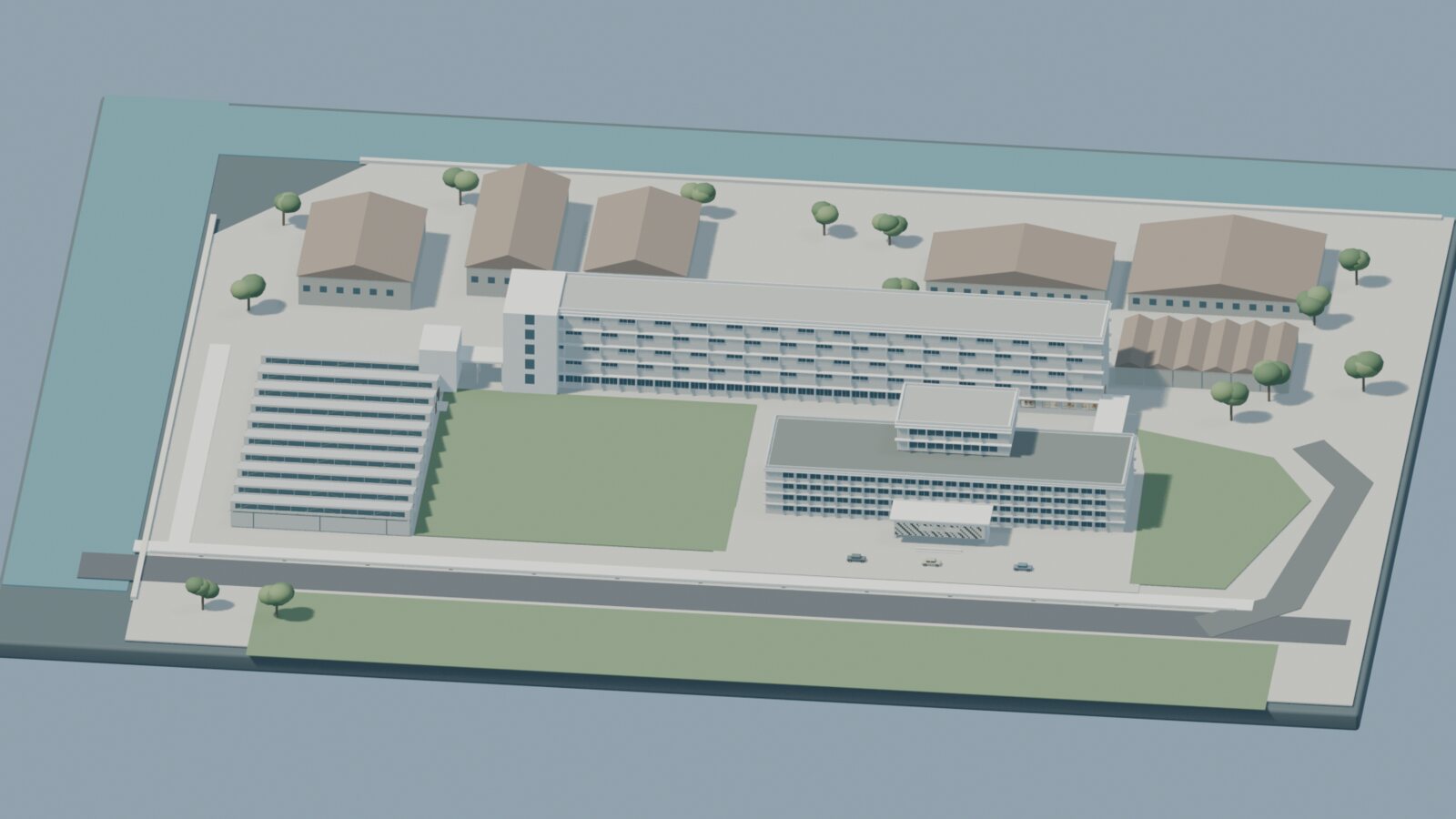 Screenshot of SP's First Campus in 3D